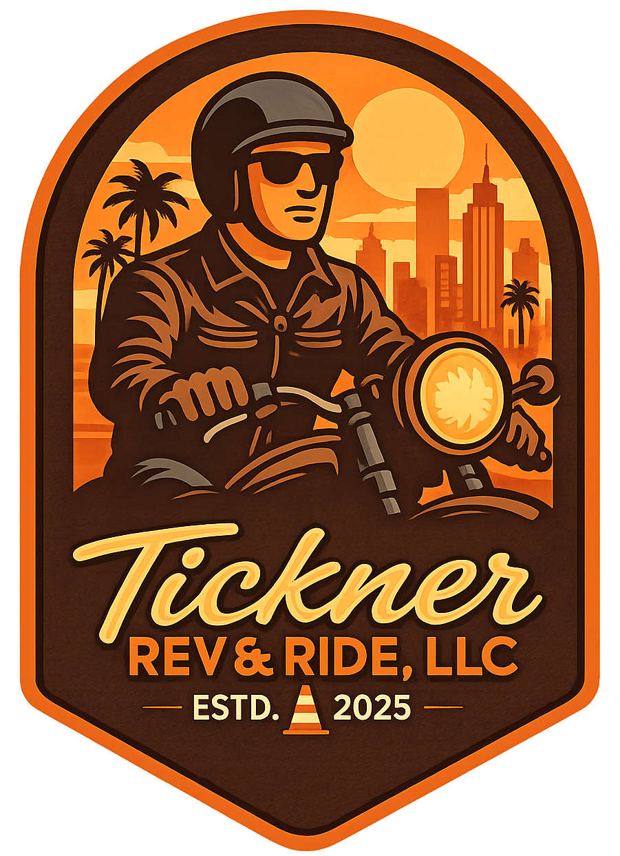 Tickner Rev & Ride, LLC. Logo